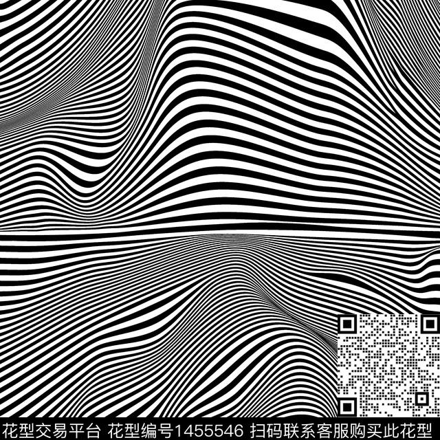 泳装华亿平台线条画几何数码印花华亿平台下载（图片编号: 1455546） - 瓦栏（Walan）