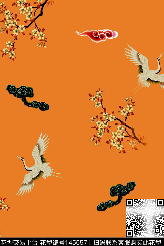 女装香云纱中国风数码印花华亿平台下载（图片编号: 1455571） - 瓦栏（Walan）