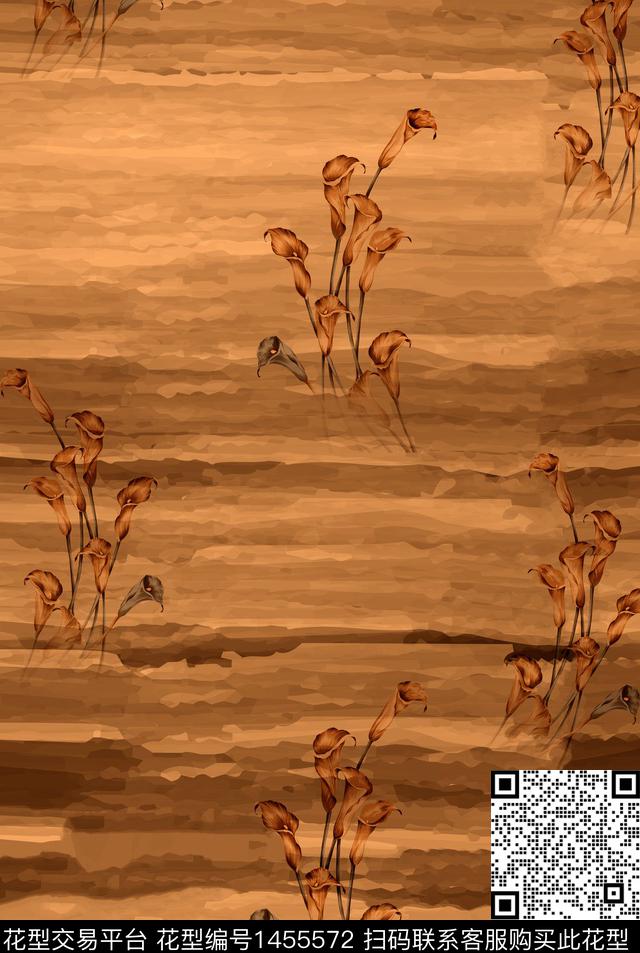 女装花卉旗袍数码印花华亿平台下载（图片编号: 1455572） - 瓦栏（Walan）