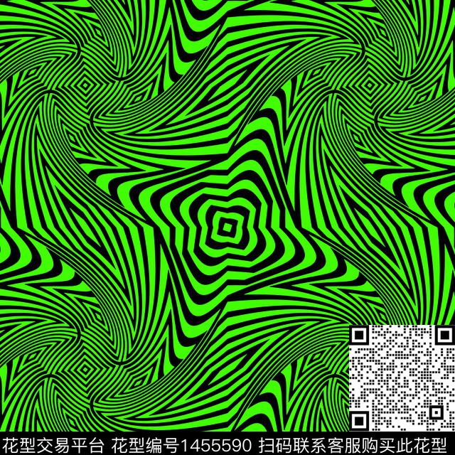 几何花卉泳装华亿平台线条画传统印花华亿平台下载（图片编号: 1455590） - 瓦栏（Walan）