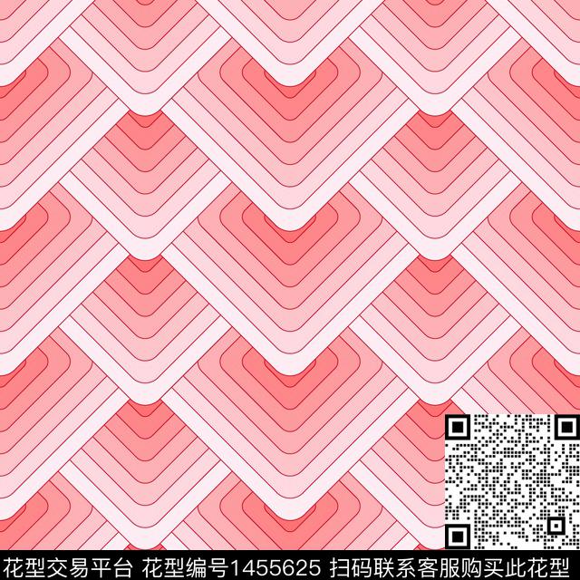 几何花卉泳装华亿平台线条画数码印花华亿平台下载（图片编号: 1455625） - 瓦栏（Walan）