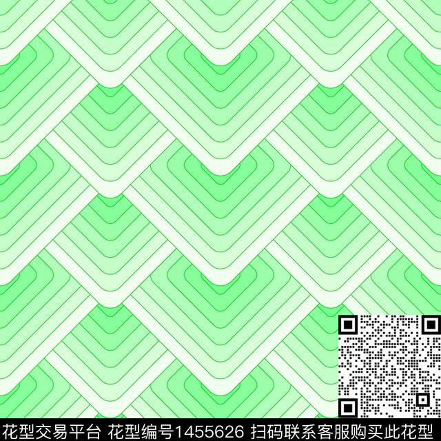 几何花卉泳装华亿平台线条画数码印花华亿平台下载（图片编号: 1455626） - 瓦栏（Walan）