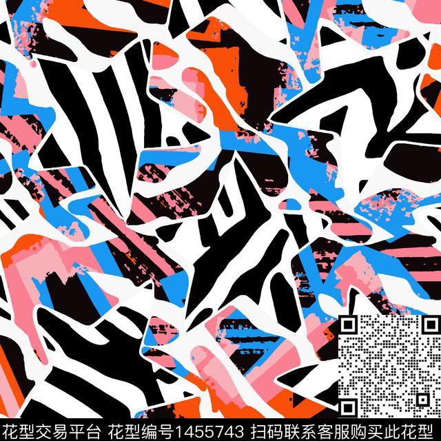 几何男装动物纹传统印花华亿平台下载（图片编号: 1455743） - 瓦栏（Walan）