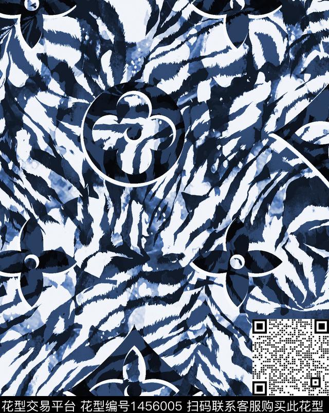 动物纹大牌风LV数码印花华亿平台下载（图片编号: 1456005） - 瓦栏（Walan）