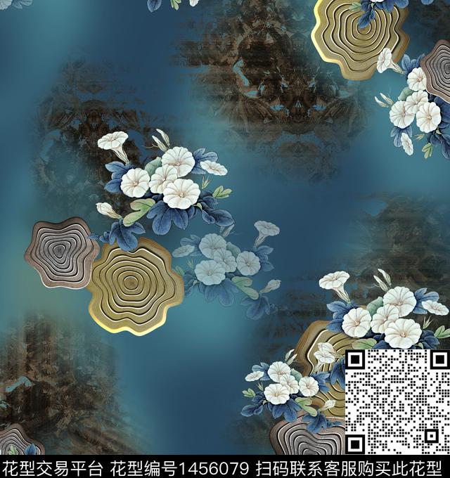 连衣裙女装花卉传统印花华亿平台下载（图片编号: 1456079） - 瓦栏（Walan）