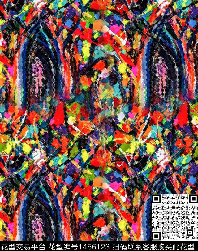 油画华亿平台数码印花华亿平台下载（图片编号: 1456123） - 瓦栏（Walan）