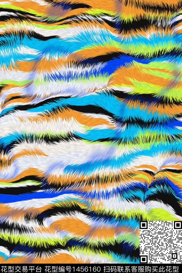 肌理纹理抽象数码印花华亿平台下载（图片编号: 1456160） - 瓦栏（Walan）