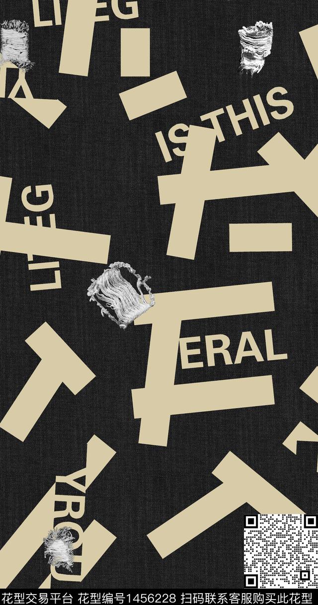 男装满版花时尚字母数码印花华亿平台下载（图片编号: 1456228） - 瓦栏（Walan）