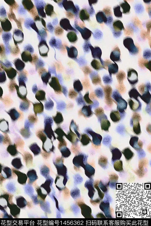 几何肌理抽象数码印花华亿平台下载（图片编号: 1456362） - 瓦栏（Walan）