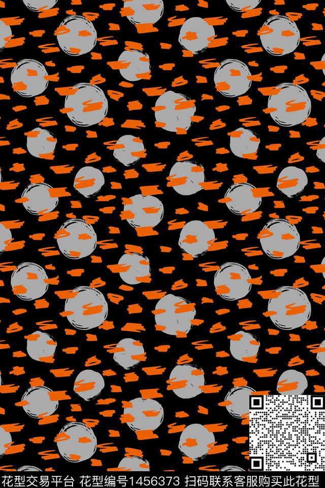 几何大牌风条纹数码印花华亿平台下载（图片编号: 1456373） - 瓦栏（Walan）