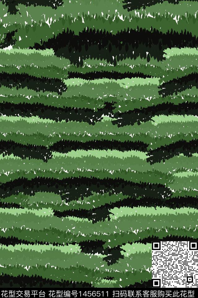 绿植树叶运动休闲数码印花华亿平台下载（图片编号: 1456511） - 瓦栏（Walan）