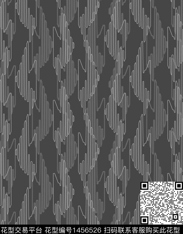 几何时尚简约传统印花华亿平台下载（图片编号: 1456526） - 瓦栏（Walan）