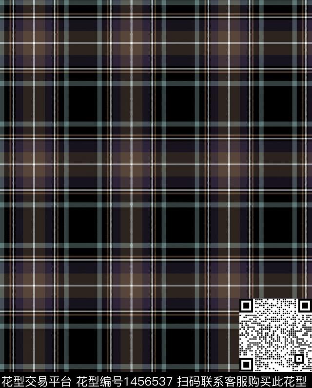 格子时尚大牌风传统印花华亿平台下载（图片编号: 1456537） - 瓦栏（Walan）