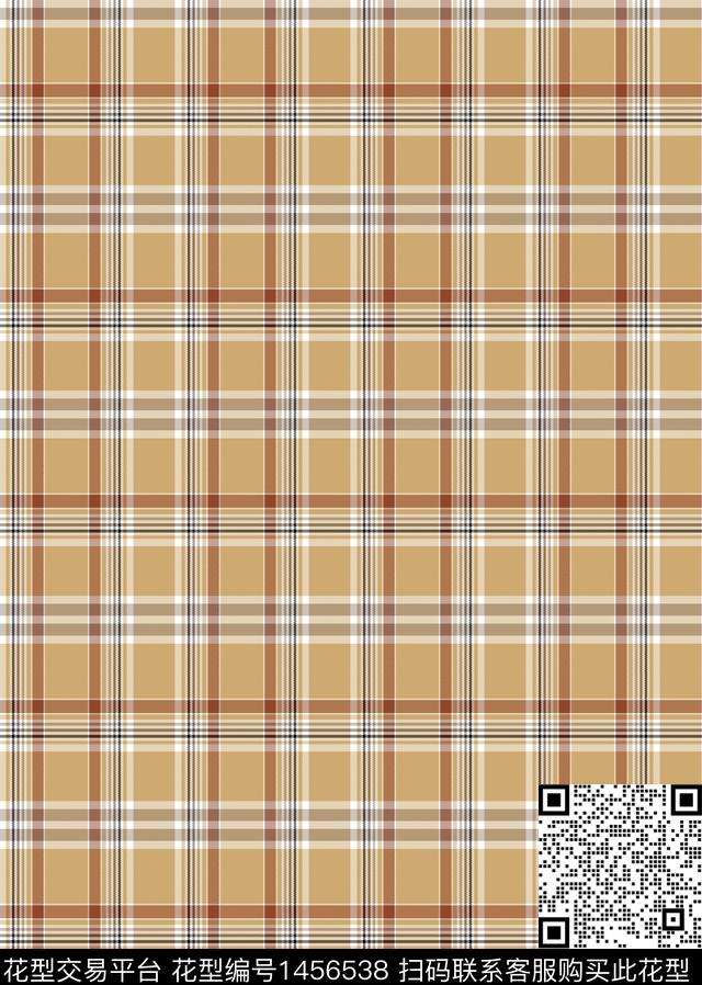 格子时尚大牌风传统印花华亿平台下载（图片编号: 1456538） - 瓦栏（Walan）