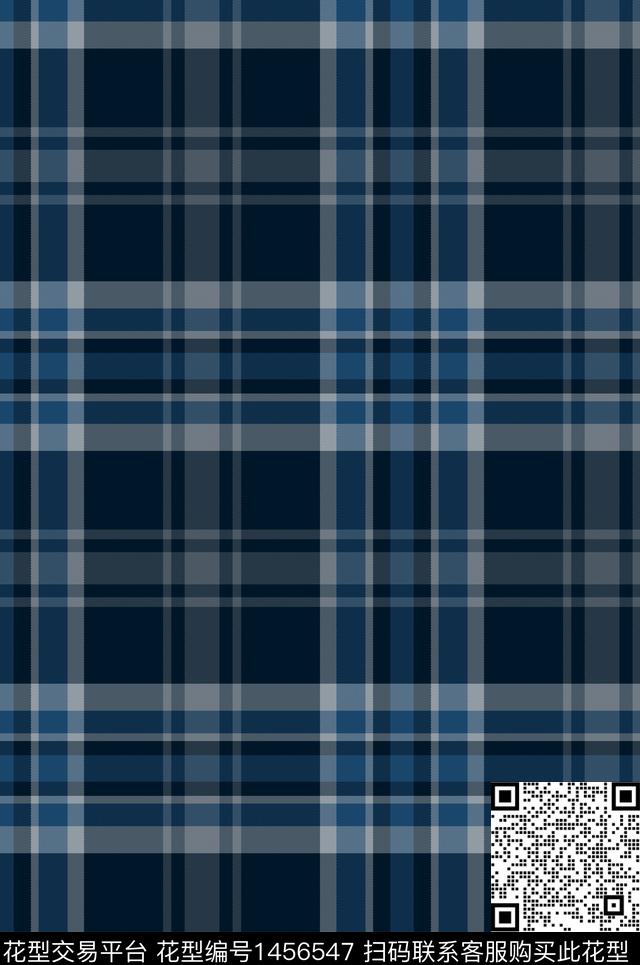 格子时尚大牌风传统印花华亿平台下载（图片编号: 1456547） - 瓦栏（Walan）