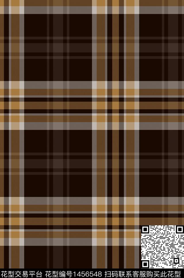 格子时尚大牌风传统印花华亿平台下载（图片编号: 1456548） - 瓦栏（Walan）