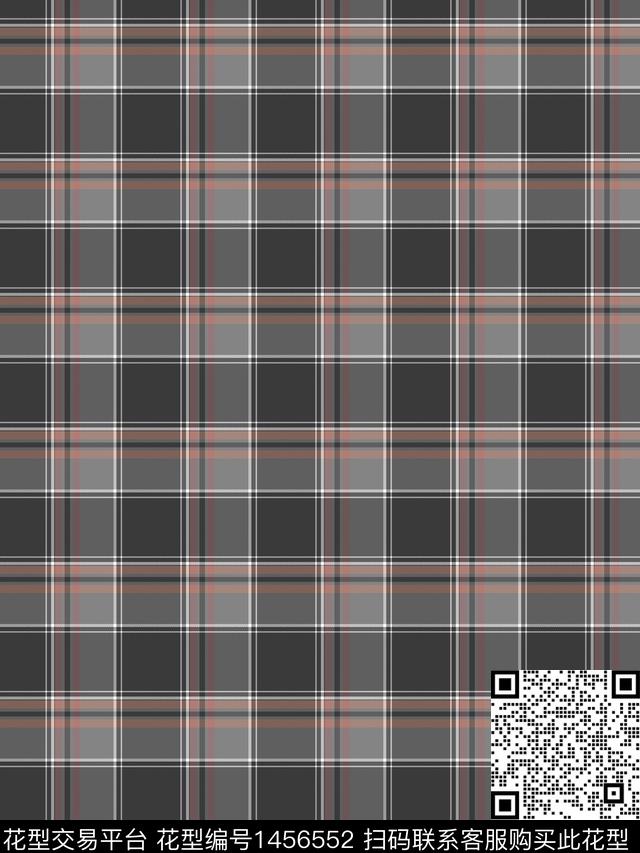 格子时尚大牌风传统印花华亿平台下载（图片编号: 1456552） - 瓦栏（Walan）