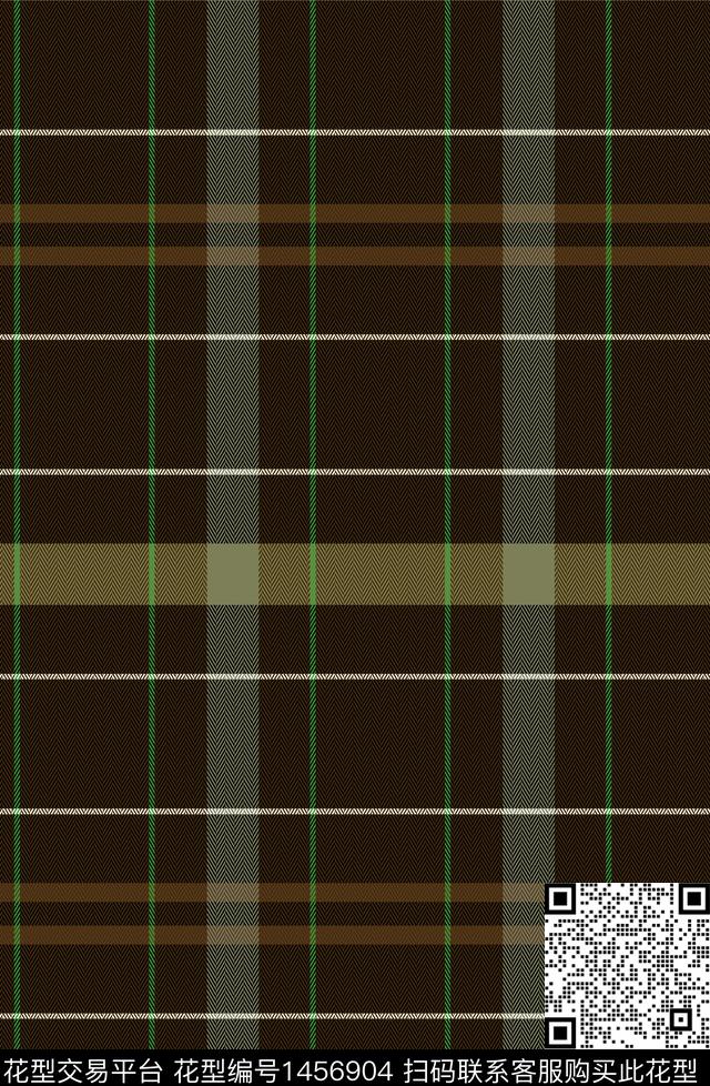 时尚格子大牌风传统印花华亿平台下载（图片编号: 1456904） - 瓦栏（Walan）