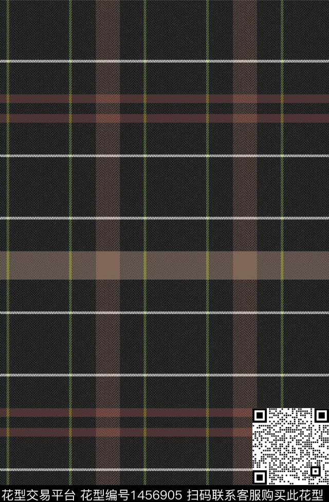 时尚格子大牌风传统印花华亿平台下载（图片编号: 1456905） - 瓦栏（Walan）