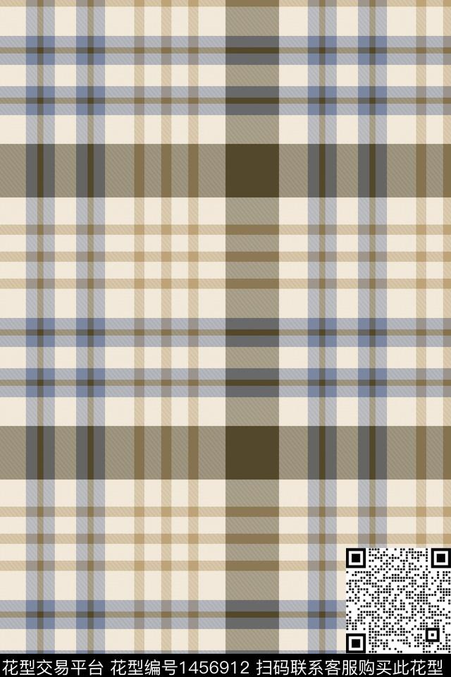 时尚格子大牌风传统印花华亿平台下载（图片编号: 1456912） - 瓦栏（Walan）