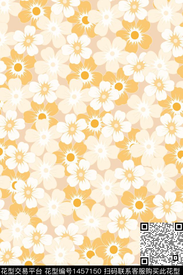 女装花卉大牌风数码印花华亿平台下载（图片编号: 1457150） - 瓦栏（Walan）