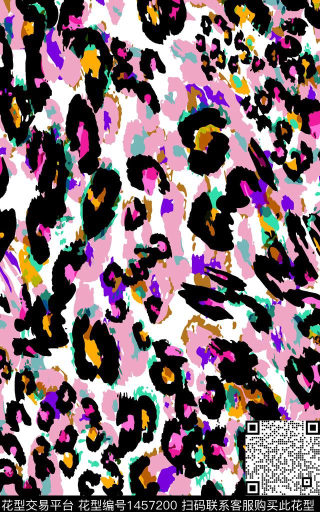 几何肌理大牌风数码印花华亿平台下载（图片编号: 1457200） - 瓦栏（Walan）