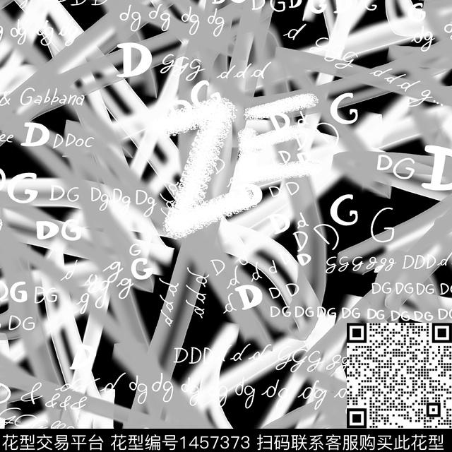 几何字母男装数码印花华亿平台下载（图片编号: 1457373） - 瓦栏（Walan）