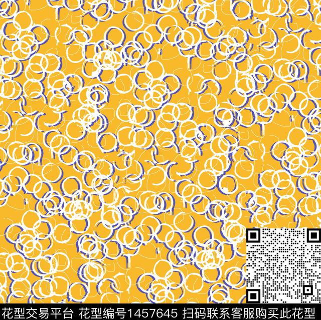 线条大牌风小碎花传统印花华亿平台下载（图片编号: 1457645） - 瓦栏（Walan）