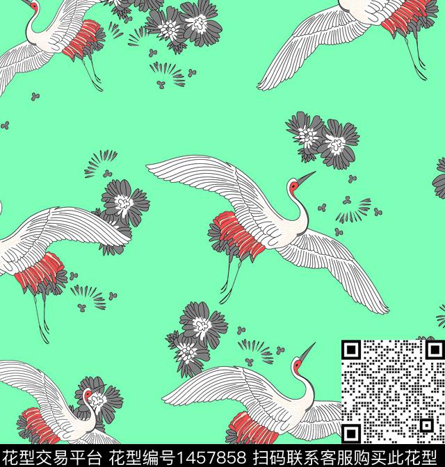 泳装华亿平台数码华亿平台仙鹤数码印花华亿平台下载（图片编号: 1457858） - 瓦栏（Walan）