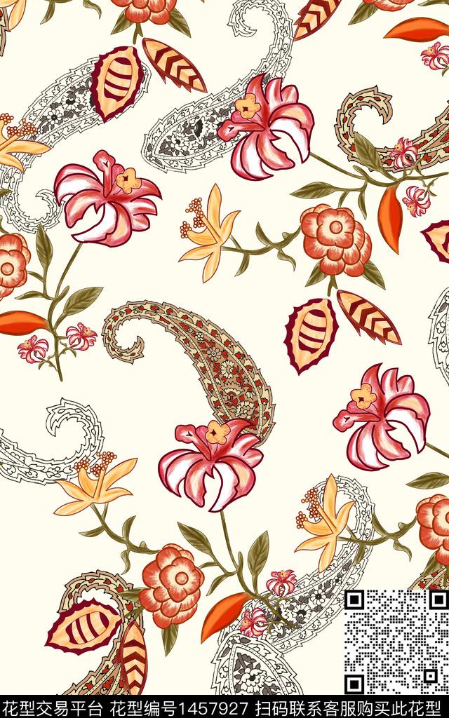 数码华亿平台女装定位花花卉数码印花华亿平台下载（图片编号: 1457927） - 瓦栏（Walan）
