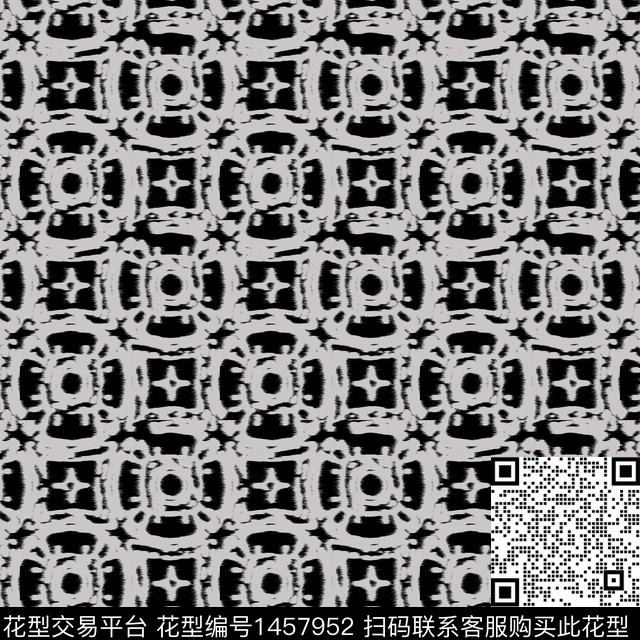 几何肌理男装传统印花华亿平台下载（图片编号: 1457952） - 瓦栏（Walan）