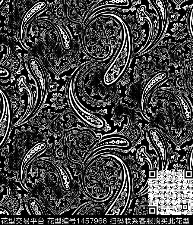 女装佩斯利古典花纹传统印花华亿平台下载（图片编号: 1457966） - 瓦栏（Walan）