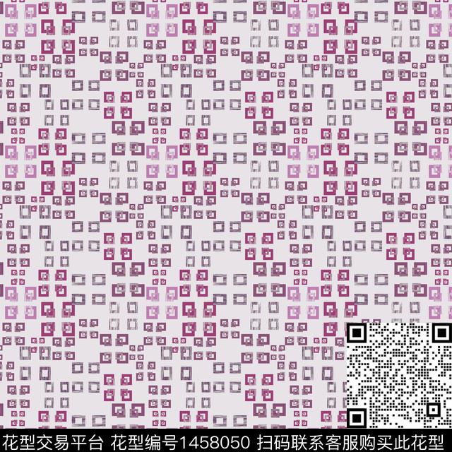 几何格子大牌风传统印花华亿平台下载（图片编号: 1458050） - 瓦栏（Walan）