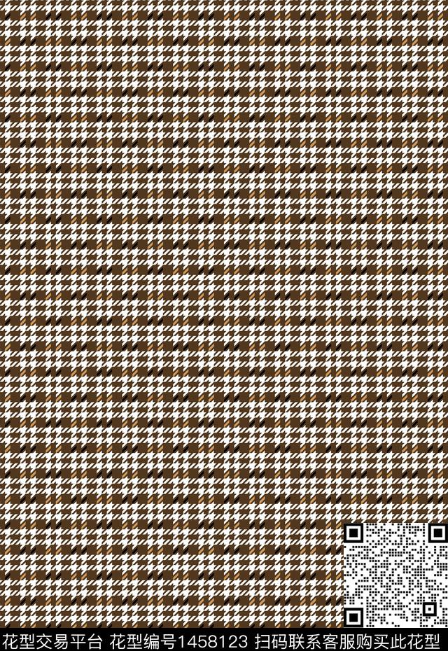 时尚格子大牌风传统印花华亿平台下载（图片编号: 1458123） - 瓦栏（Walan）