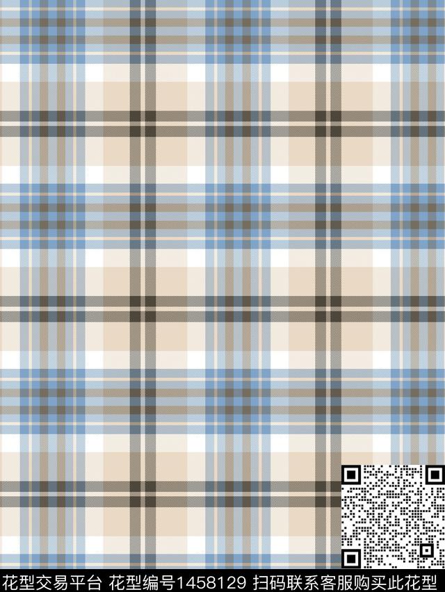 时尚格子大牌风传统印花华亿平台下载（图片编号: 1458129） - 瓦栏（Walan）