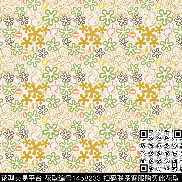 花卉大牌风小碎花传统印花华亿平台下载（图片编号: 1458233） - 瓦栏（Walan）