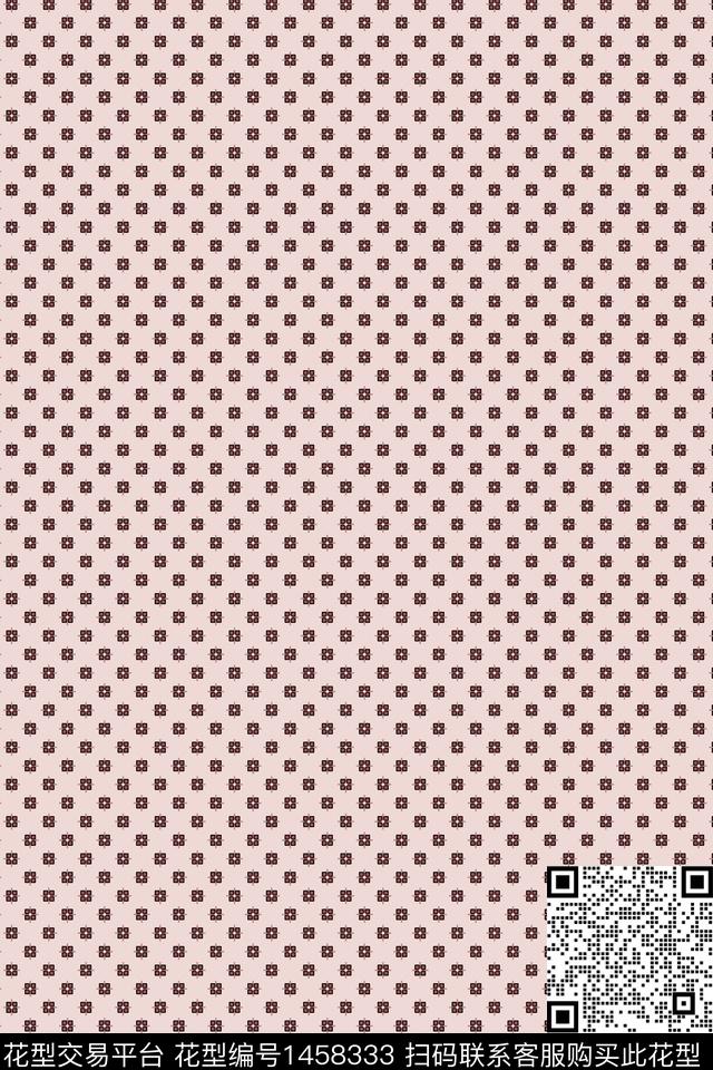 几何大牌风小碎花传统印花华亿平台下载（图片编号: 1458333） - 瓦栏（Walan）