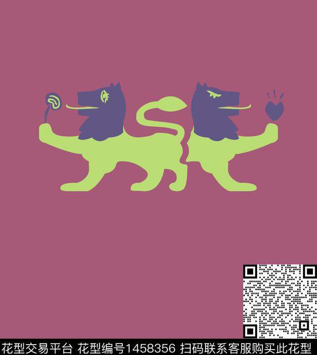 童装定位花卡通传统印花华亿平台下载（图片编号: 1458356） - 瓦栏（Walan）