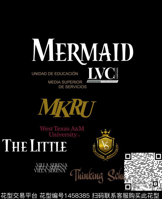 定位花字母几何数码印花华亿平台下载（图片编号: 1458385） - 瓦栏（Walan）