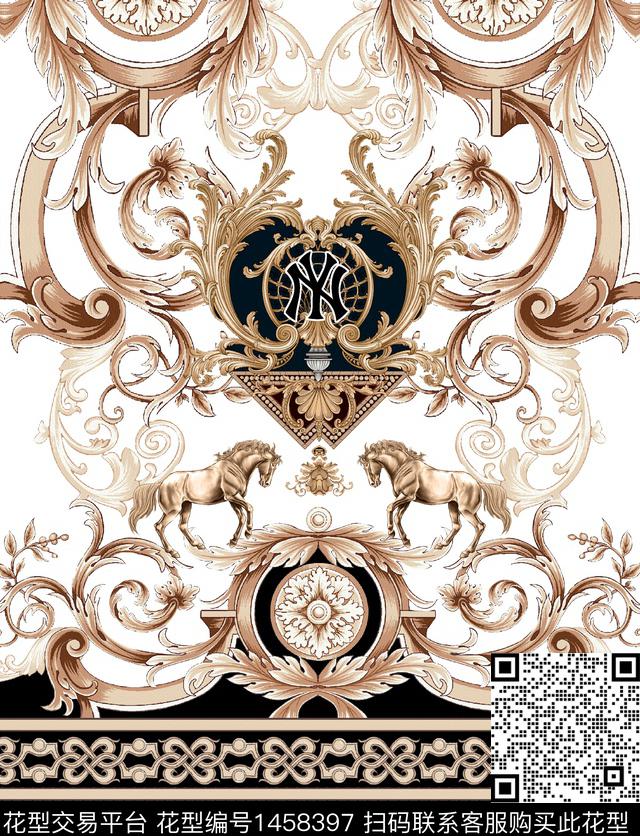 男装定位花字母豹纹数码印花华亿平台下载（图片编号: 1458397） - 瓦栏（Walan）