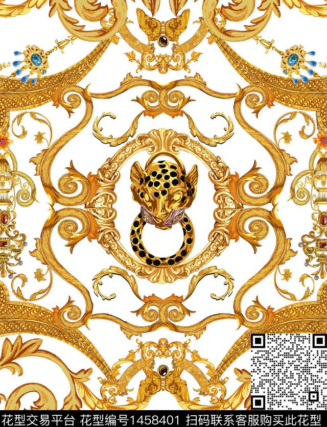 男装定位花字母豹纹数码印花华亿平台下载（图片编号: 1458401） - 瓦栏（Walan）