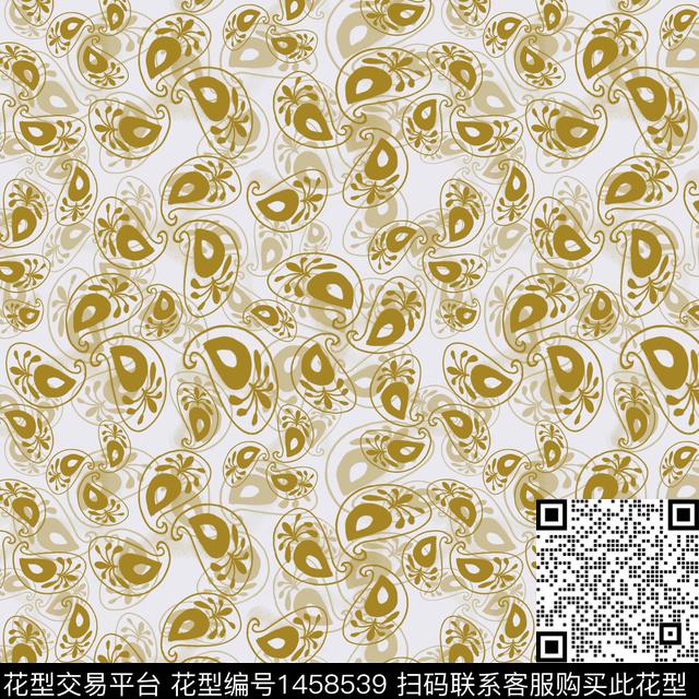 大牌风小碎花佩斯利图案传统印花华亿平台下载（图片编号: 1458539） - 瓦栏（Walan）