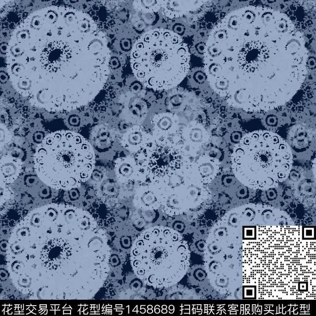 扎染华亿平台大牌风迷彩图案数码印花华亿平台下载（图片编号: 1458689） - 瓦栏（Walan）