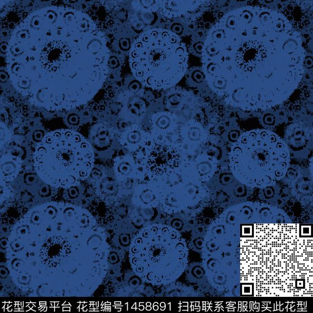 扎染华亿平台大牌风迷彩图案数码印花华亿平台下载（图片编号: 1458691） - 瓦栏（Walan）