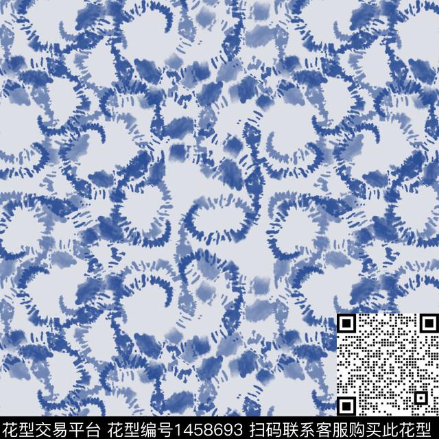 扎染华亿平台大牌风迷彩图案数码印花华亿平台下载（图片编号: 1458693） - 瓦栏（Walan）