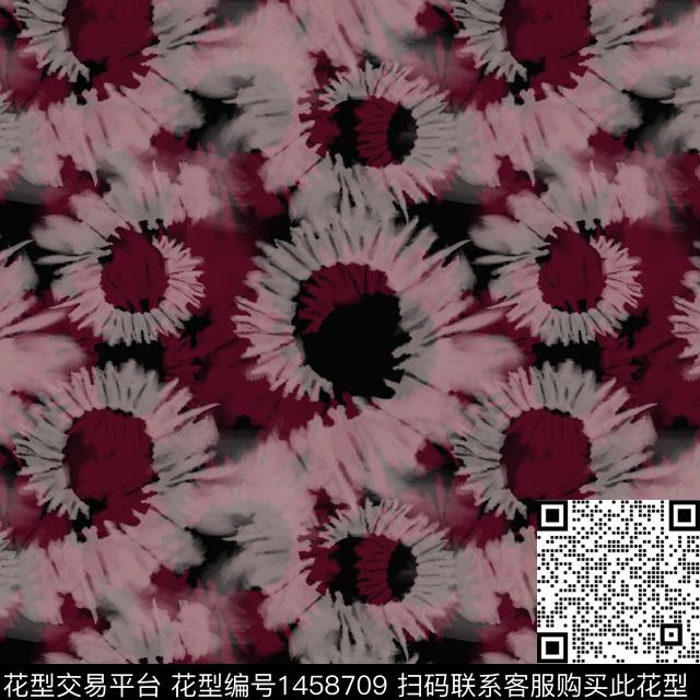 扎染华亿平台大牌风迷彩图案数码印花华亿平台下载（图片编号: 1458709） - 瓦栏（Walan）