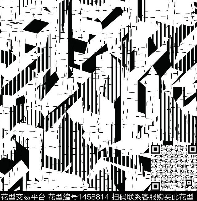 几何连衣裙女装数码印花华亿平台下载（图片编号: 1458814） - 瓦栏（Walan）