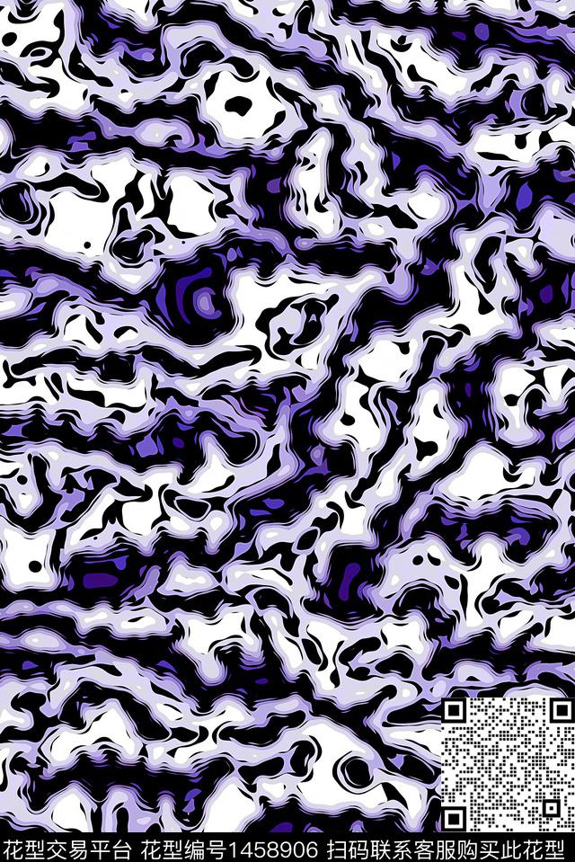 几何肌理纹理数码印花华亿平台下载（图片编号: 1458906） - 瓦栏（Walan）