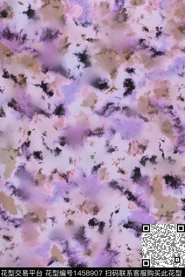 肌理扎染华亿平台男装数码印花华亿平台下载（图片编号: 1458907） - 瓦栏（Walan）