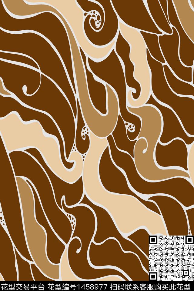 男装满版花男装几何数码印花华亿平台下载（图片编号: 1458977） - 瓦栏（Walan）